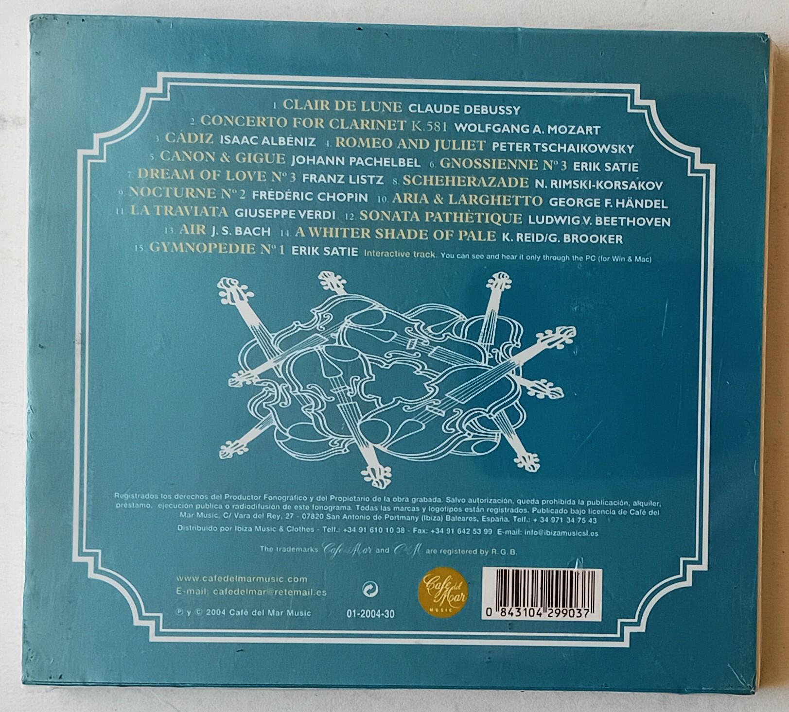 Classic Del Mar- Mediterranean［CD］ Cafe Del Mar - Classic Del Mar Classic II CD 2004 Digipak