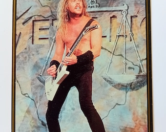 Metallica Original 1990 Postcard