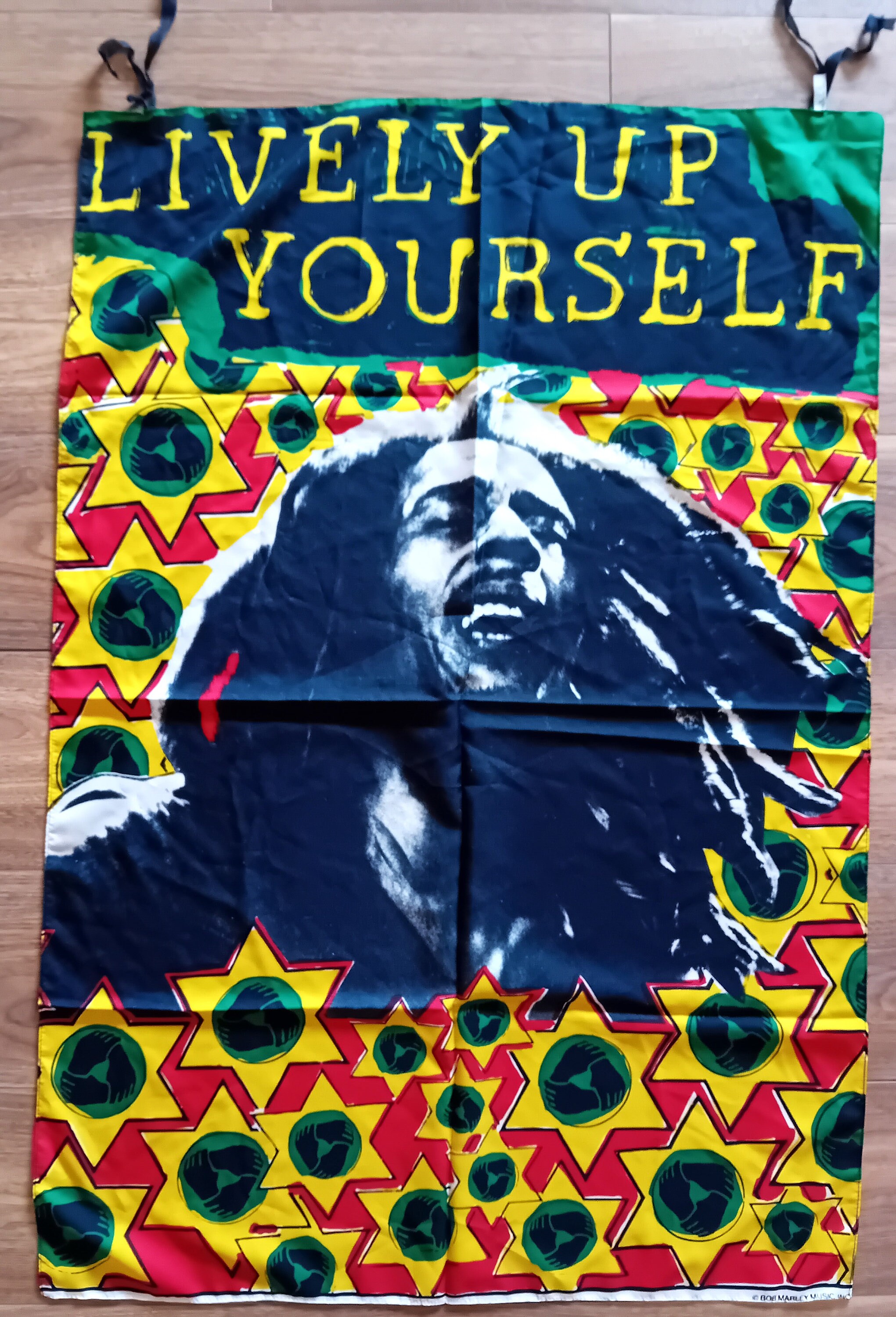Bob Marley Lively up Yourself 1980's Textile Poster Flag - Etsy