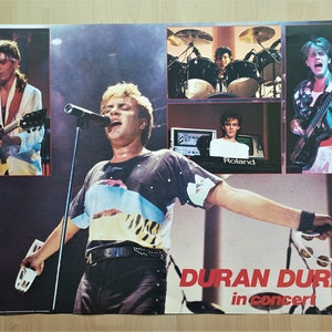 Duran Duran in Concert Authentic 1980&#39;s Vintage Poster