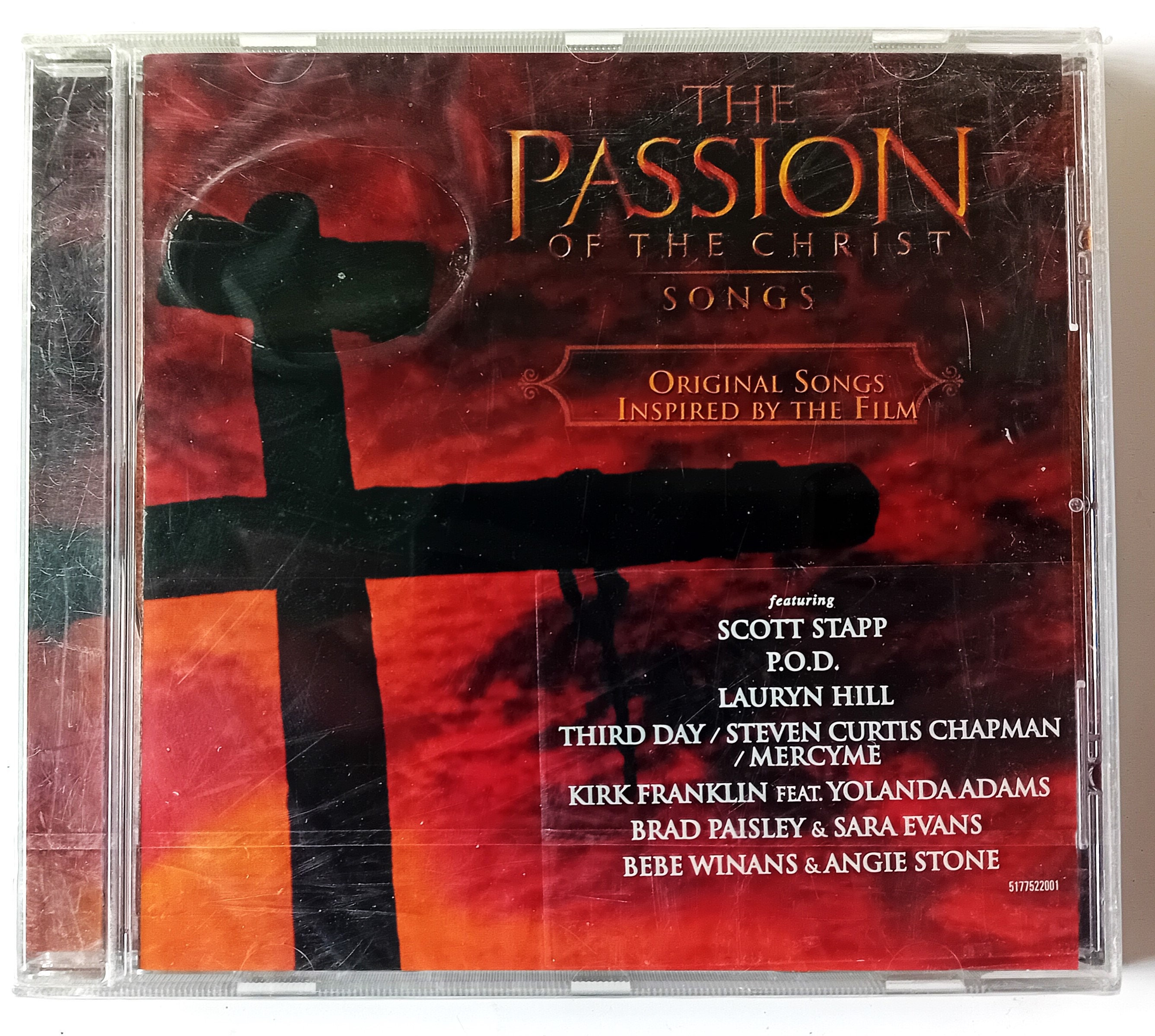 The Passion of Christ Original Song Inspired by the Film CD 2004 