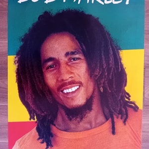 Bob Marley Vintage 1980's Poster