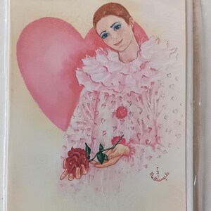 Tarjeta de felicitación original de Verkerke de 1987, nueva y sellada, de Judy Mastrangelo