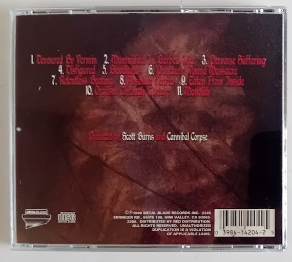 Cannibal Corpse - Vile 1996 CD New - Etsy