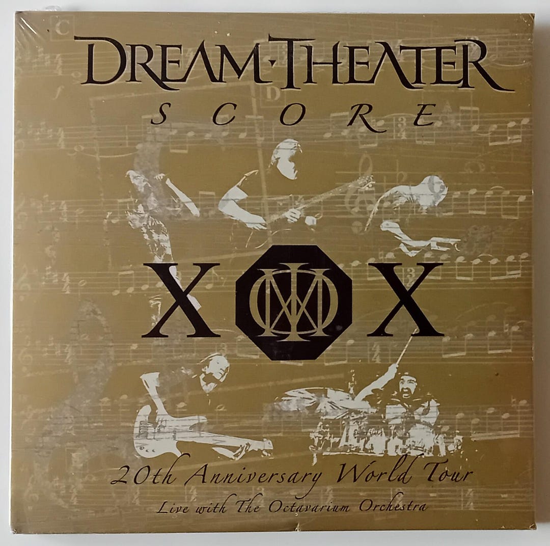 ドリーム・シアター　スコア　　SCORE 20TH ANNIVERSARY Dream Theater - Score (20th Anniversary World Tour) 3CD Set