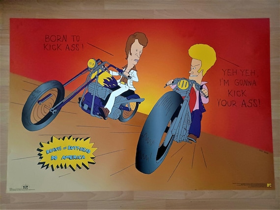 Beavis and Butt-head Do America- Original 1996 Poster - Etsy