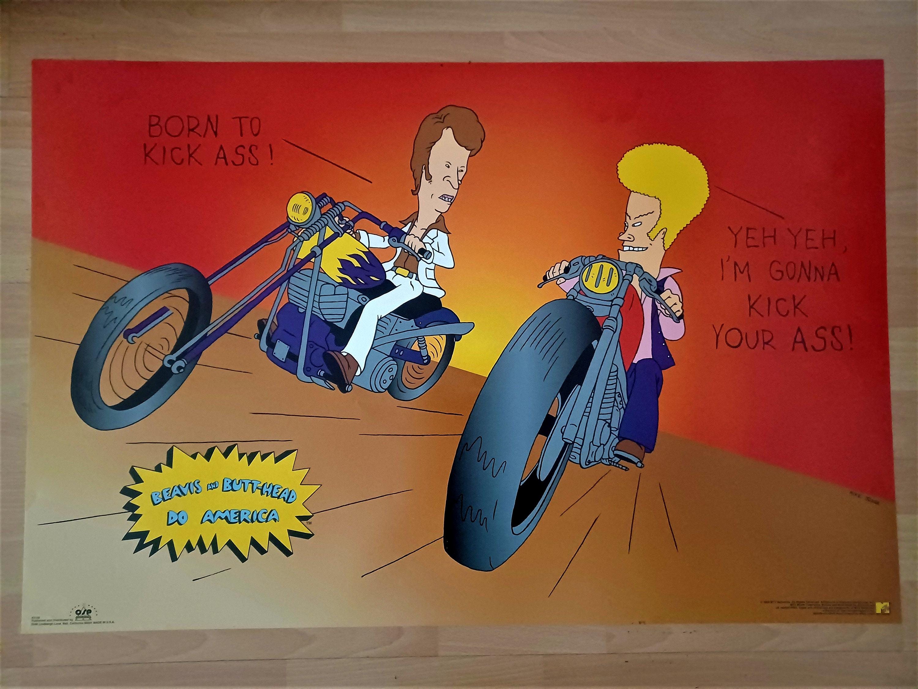 Beavis and Butt-head Do America- Original 1996 Poster - Etsy