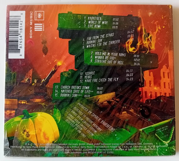 【帯付有限定盤込日本盤】CD10枚セット Helloween Japan CD 6WT HELLOWEEN MARCH OF TIME THE BEST OF 40 YEARS JAPAN 3 CD SET