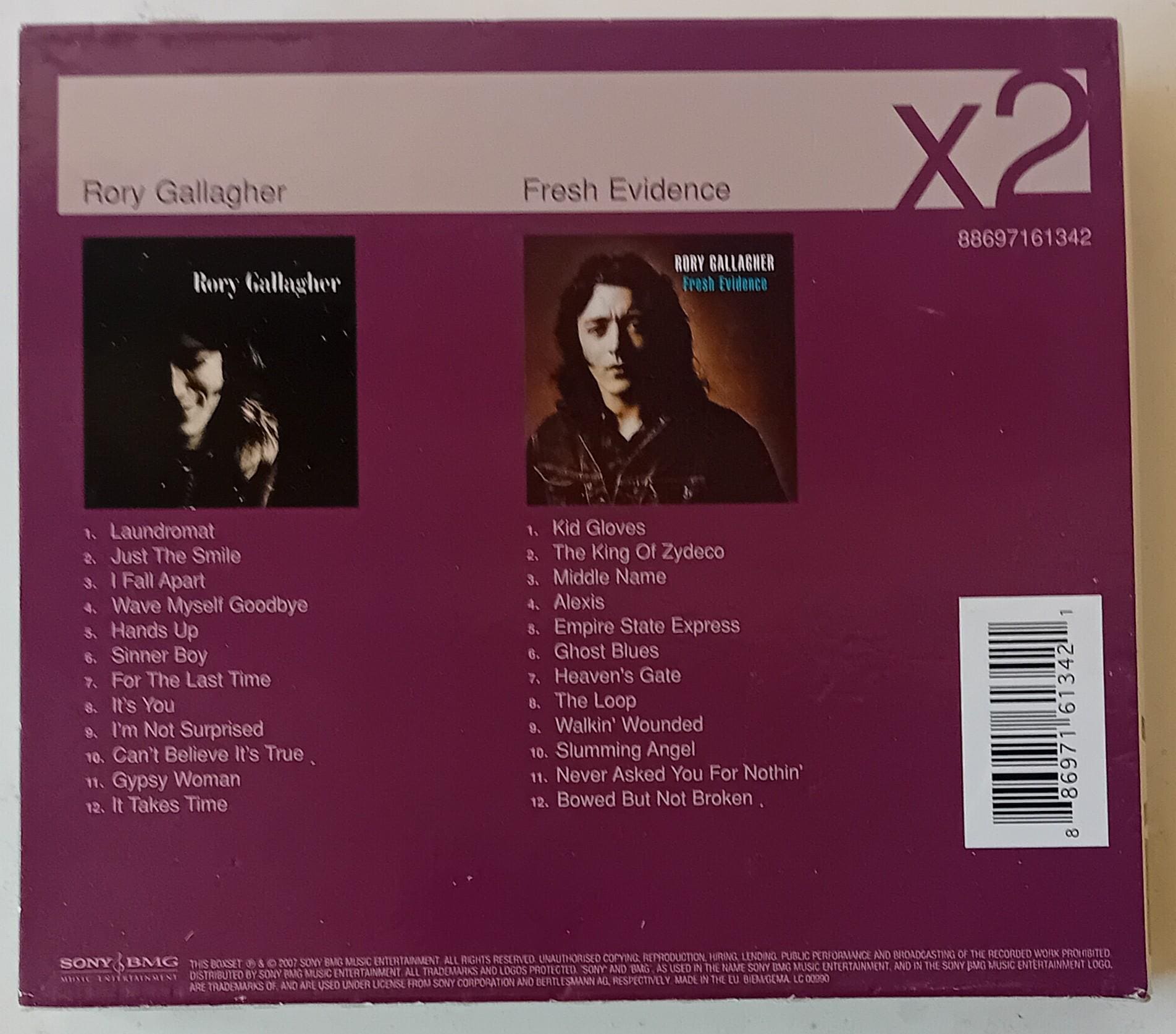 ロリー・ギャラガー - フレッシュ・エビデンス 2CD ボックスセット 