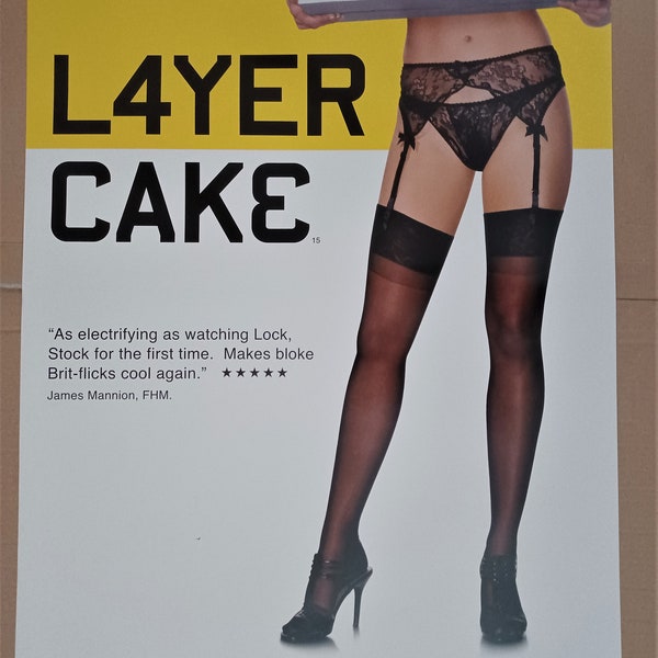 Layer Cake Original sous licence 2004 Affiche