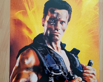 ヴァーノン・ウェルズのサイン入り8x10写真 ベネット・コマンドー