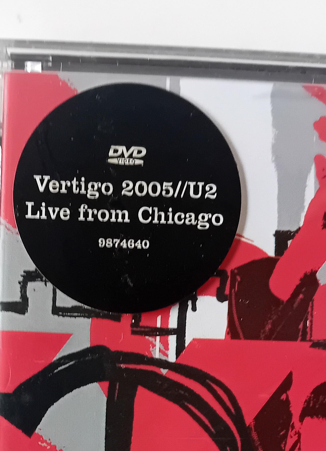 U2 - Vertigo /U2 Live From Chicago - DVD 2005 (PAL) Brand New