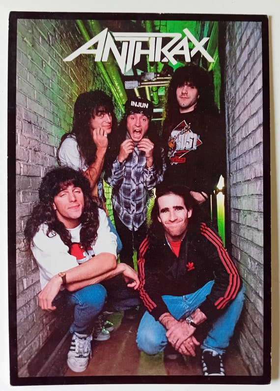 Anthrax Original Vintage 1980's Postcard - Etsy