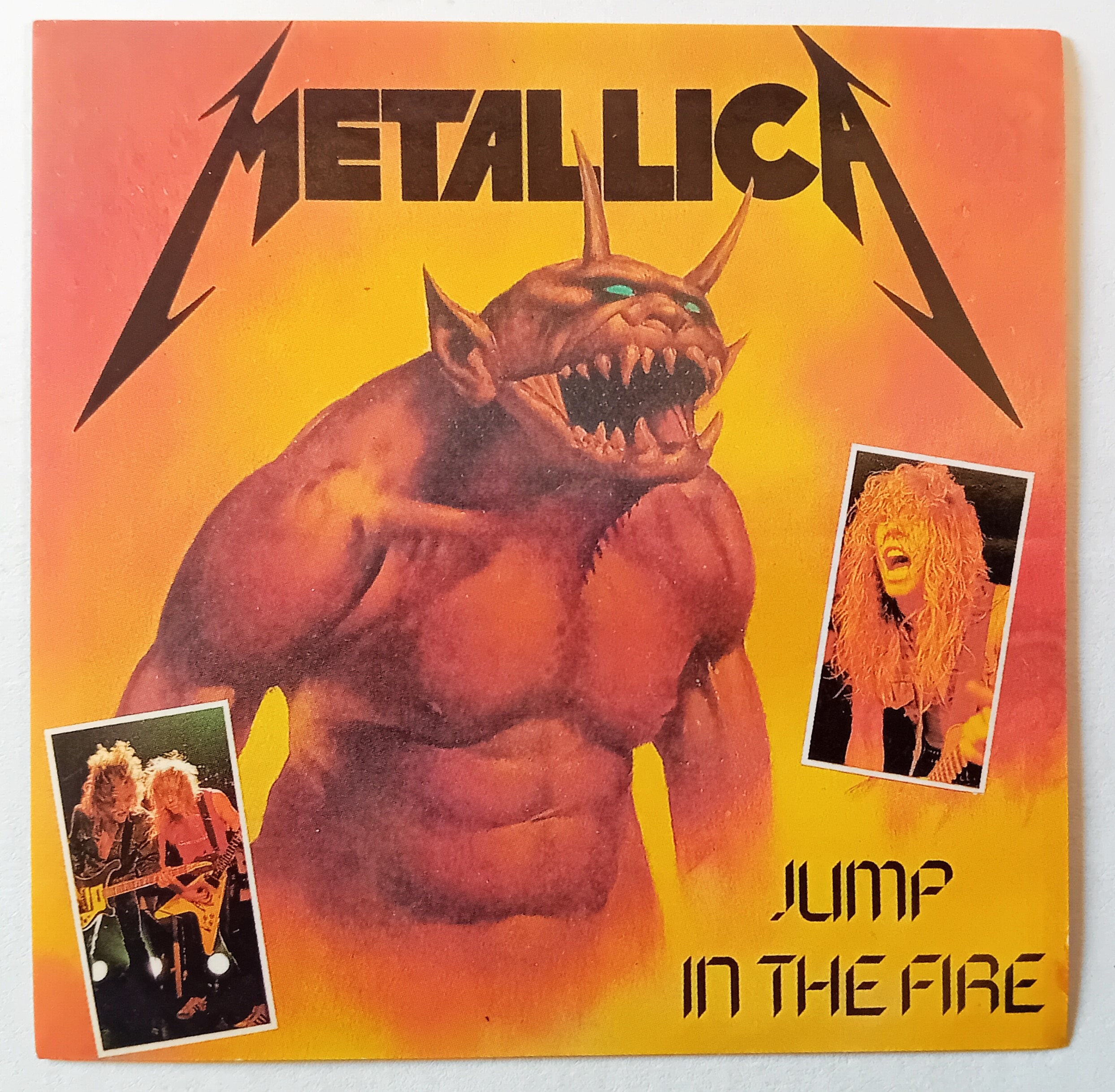Metallica Jump in the Fire 1980's Vintage Sticker - Etsy
