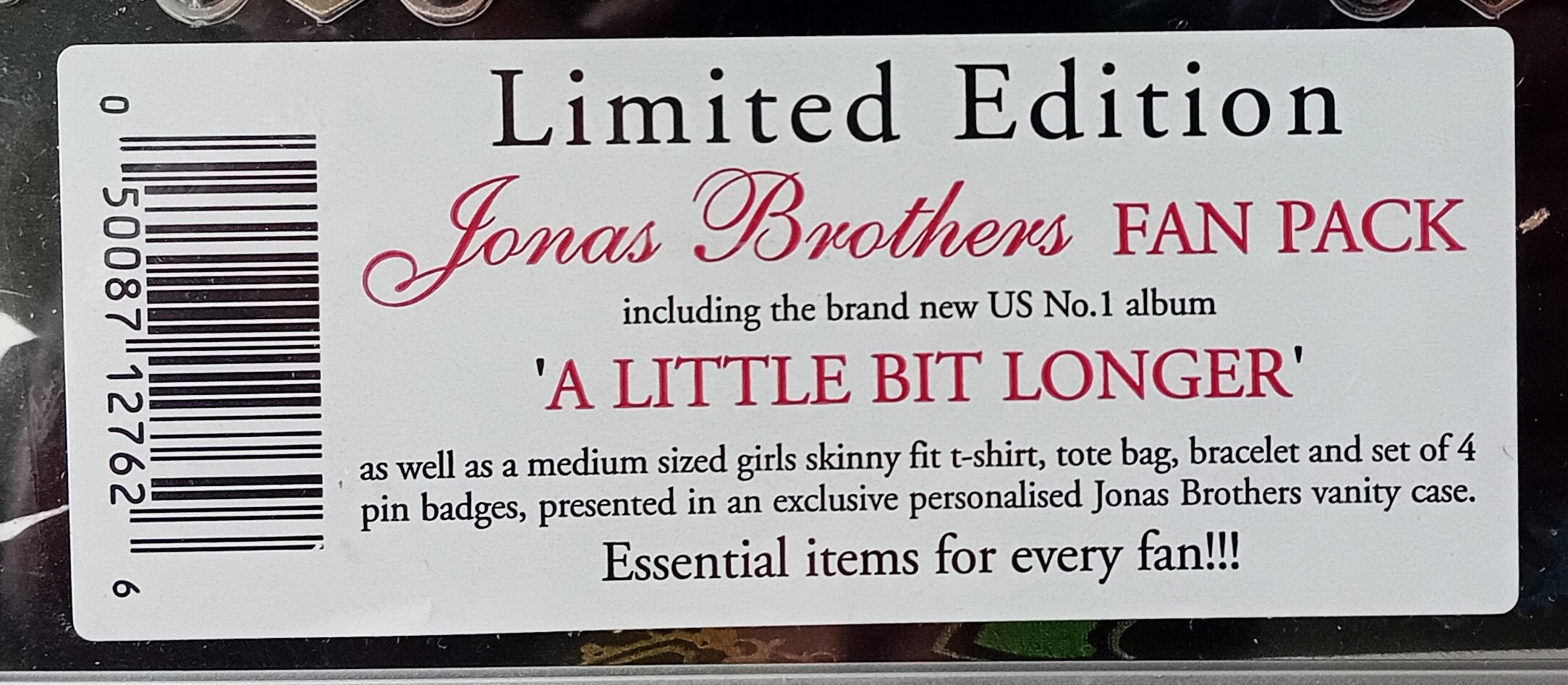 Jonas Brothers Limited Edition Vanity CD Box Set Brand New Sealed