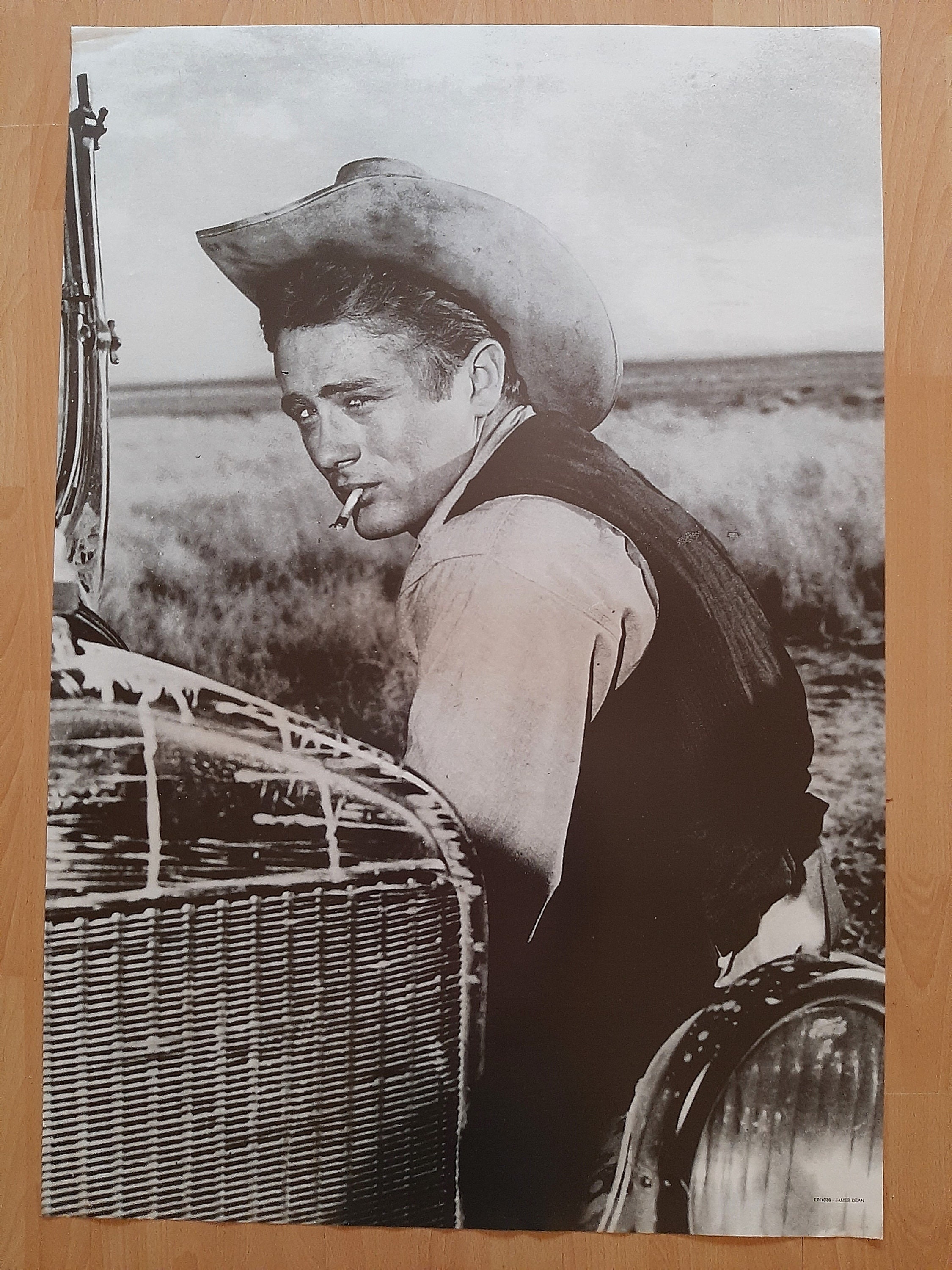 James Dean Authentic 1980's Vintage Poster