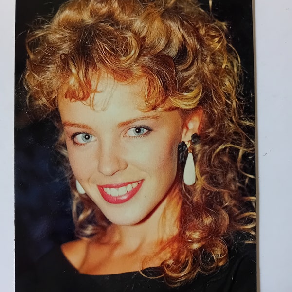 Kylie Minogue Original 1980's Postcard