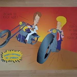 Beavis And Butt-Head Do America Authentic 1996 Poster