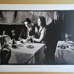 English&#39;s Oyster Bar von Christopher R Joyce authentische 1991 Großdruck