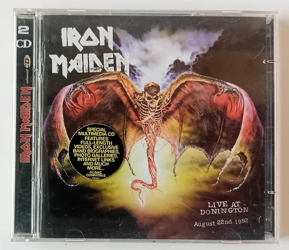 Iron Maiden - Live at Donington 2CD Remastered Enhanced - Etsy Norway