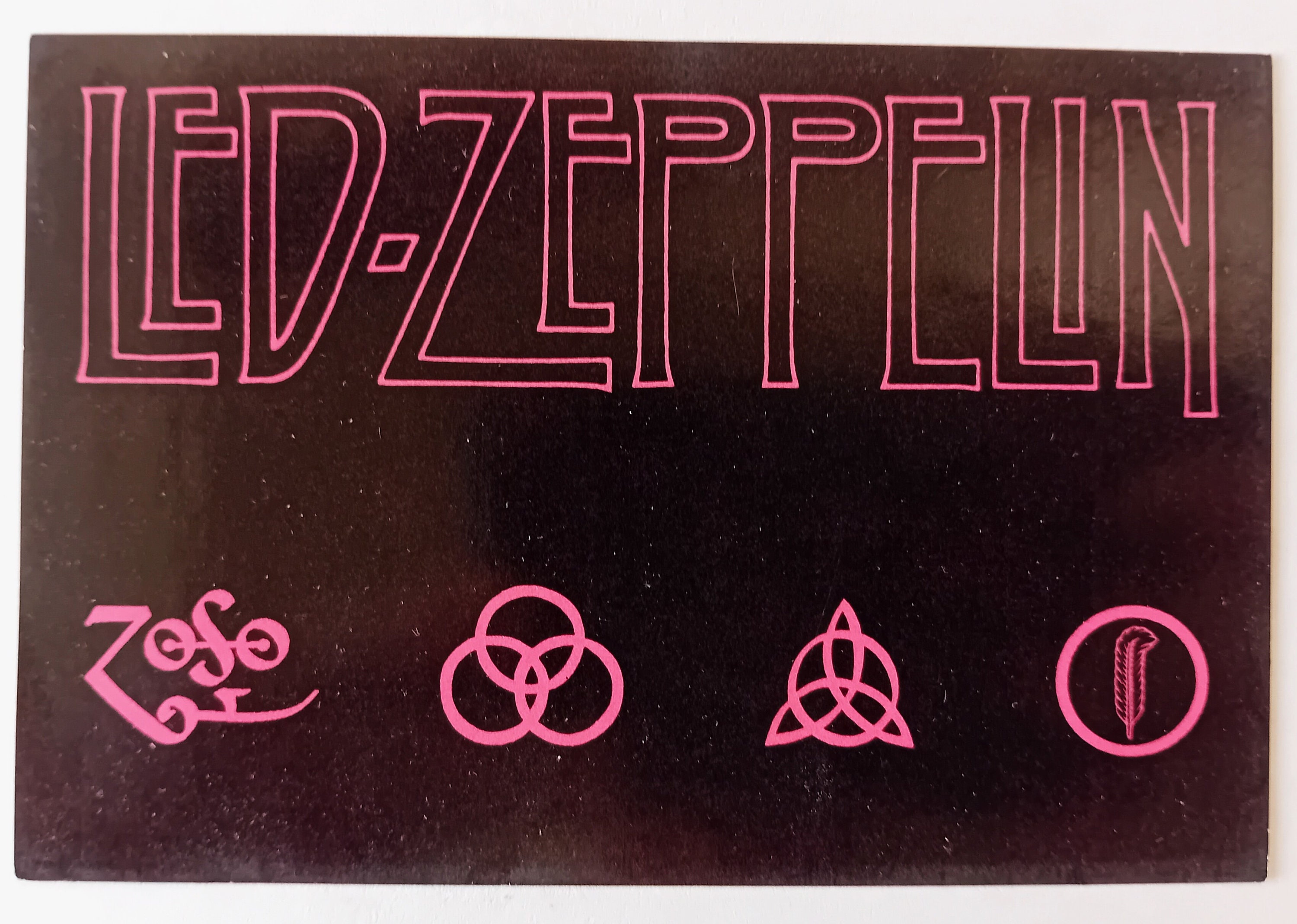 Sticker Led Zeplin Led Zeppelin 1980's Vintage Sticker - Etsy