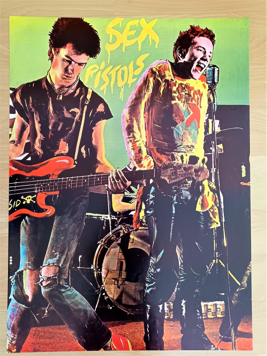 Sex Pistols Authentic 1980's Large Italian Poster - Etsy