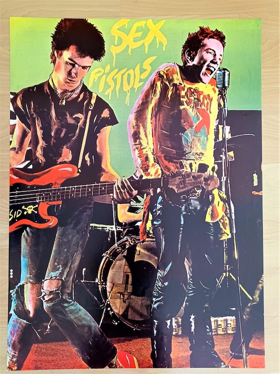 レア!‼︎ イタリア製 ヴィンテージ ポスター THE SEX PISTOLS Sex Pistols Authentic 1980's Large Italian Poster - Etsy