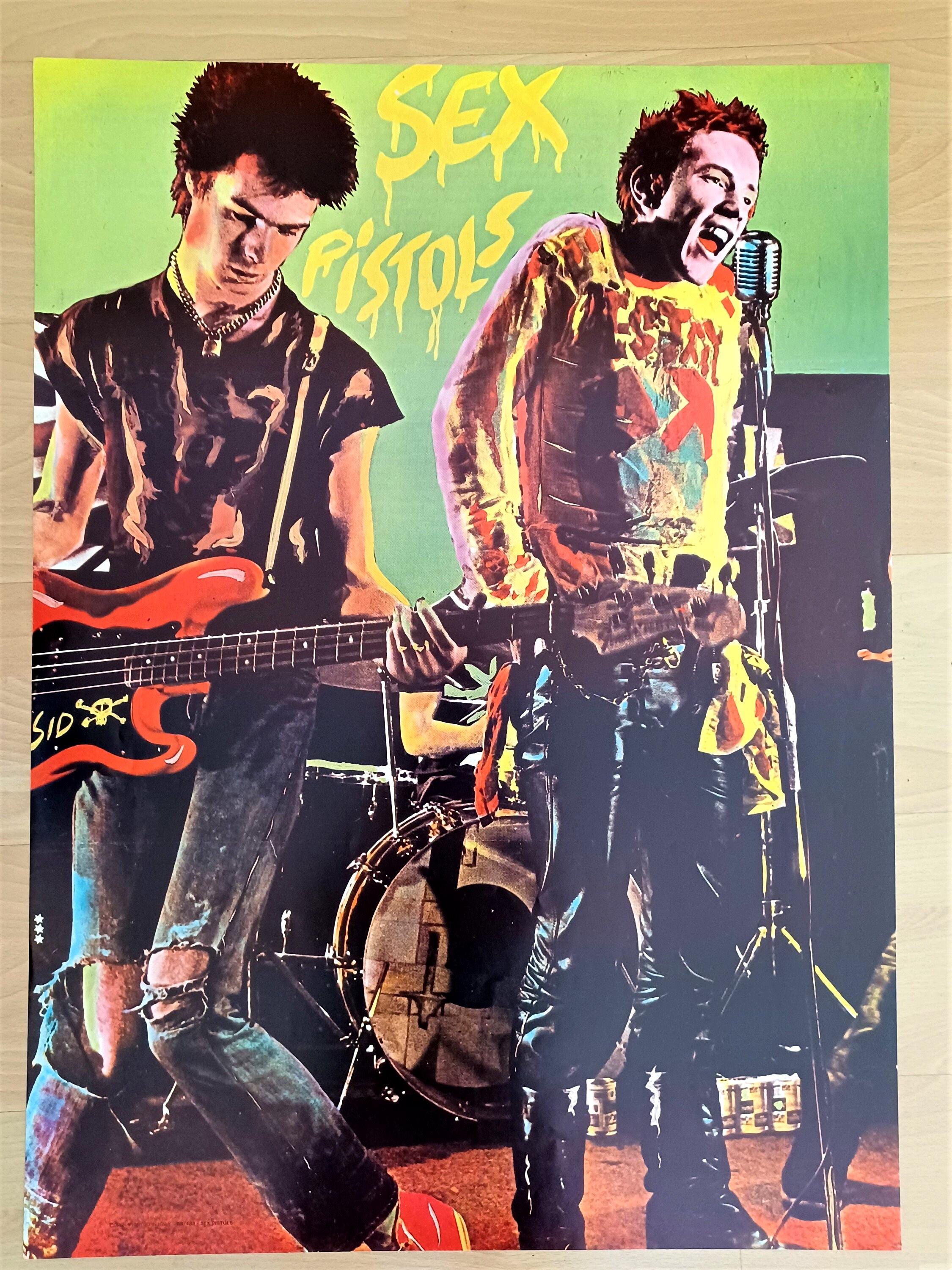 Sex Pistols Authentic 1980's Large Italian Poster - Etsy