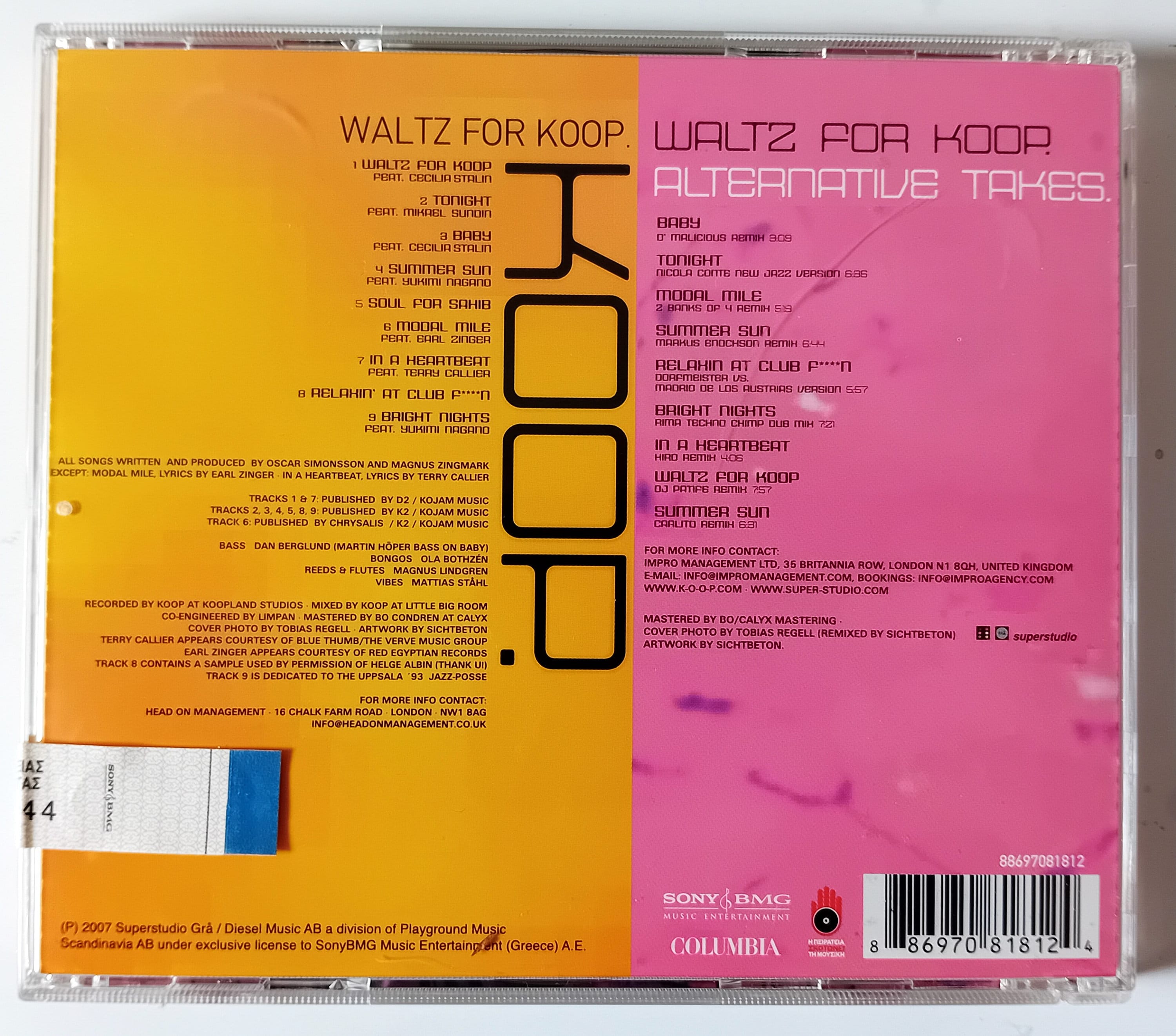 Koop - Waltz for Koop 2CD Album - Alternative Takes (2007) - Etsy