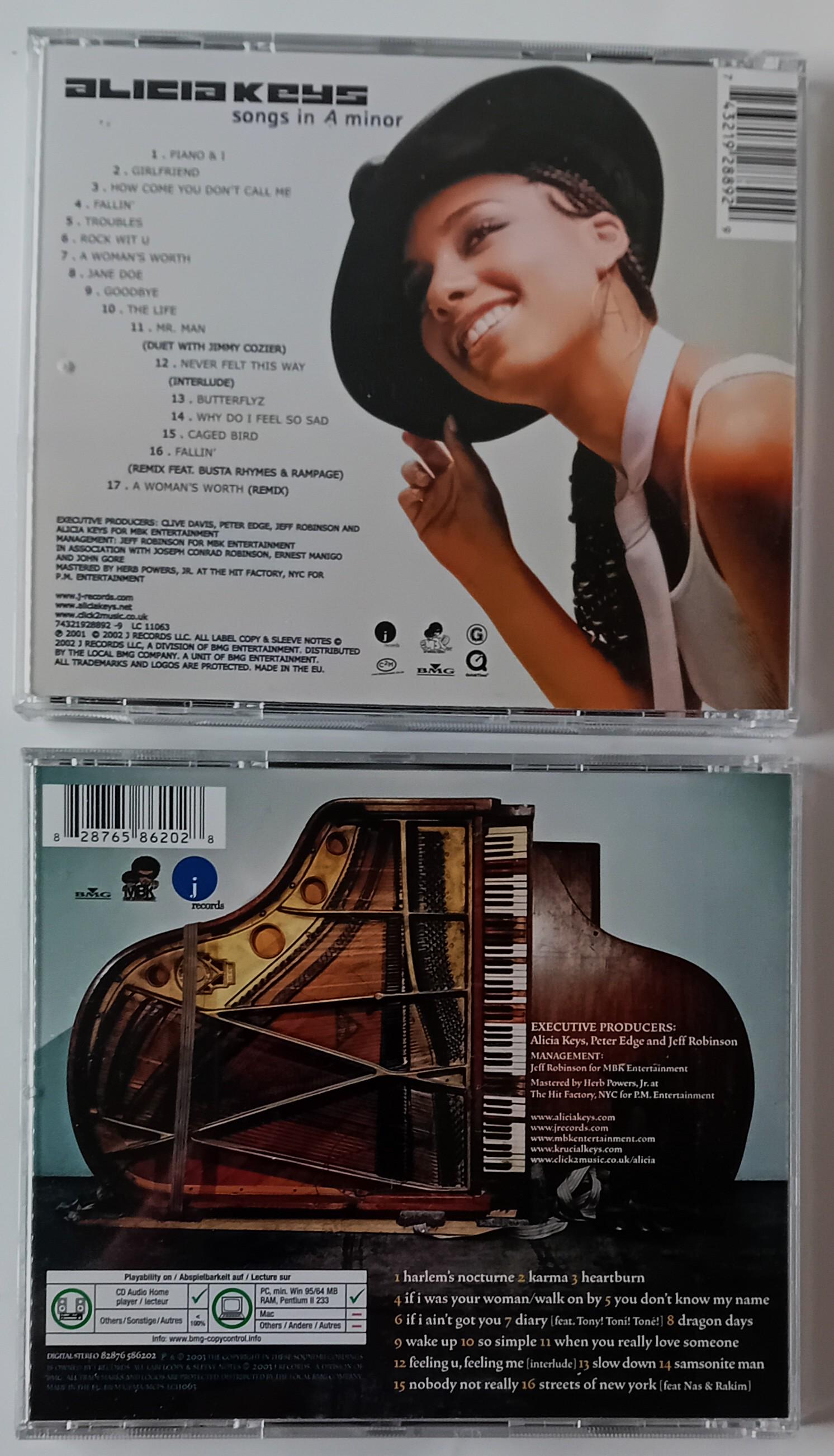 Alicia Keys Songs in A Minor / the Diary of Alicia Keys 2CD Box