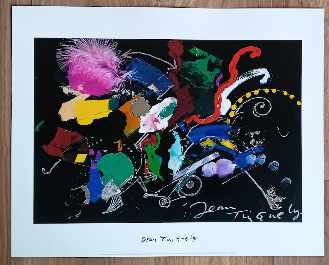 J・Tinguely、Relief au Cercle rouge、希少画集画 J・Tinguely、Relief au Cercle rouge、希少画集画 - メルカリ