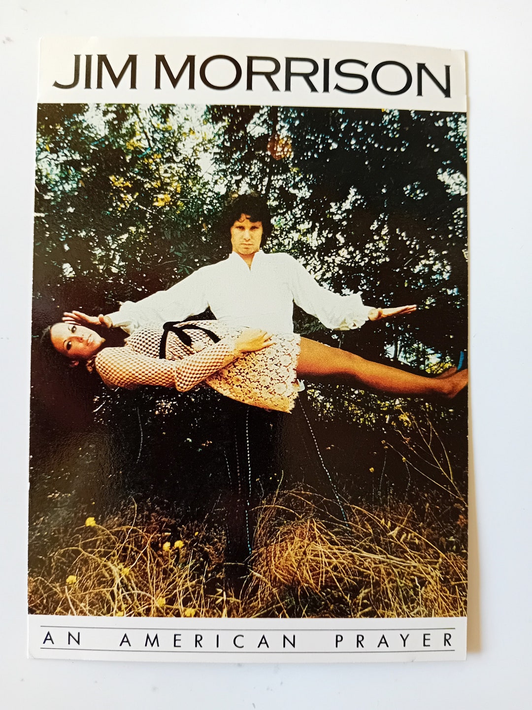 Jim Morrison an American Prayer Original 1980's Postcard - Etsy