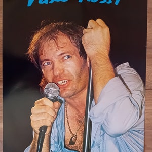 Vasco Rossi Original 1980's Vintage Poster