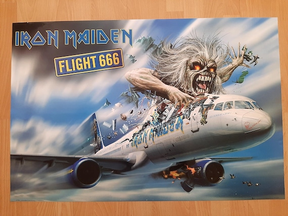 Iron Maiden Flight 666 Authentic 2010 Poster - Etsy Canada