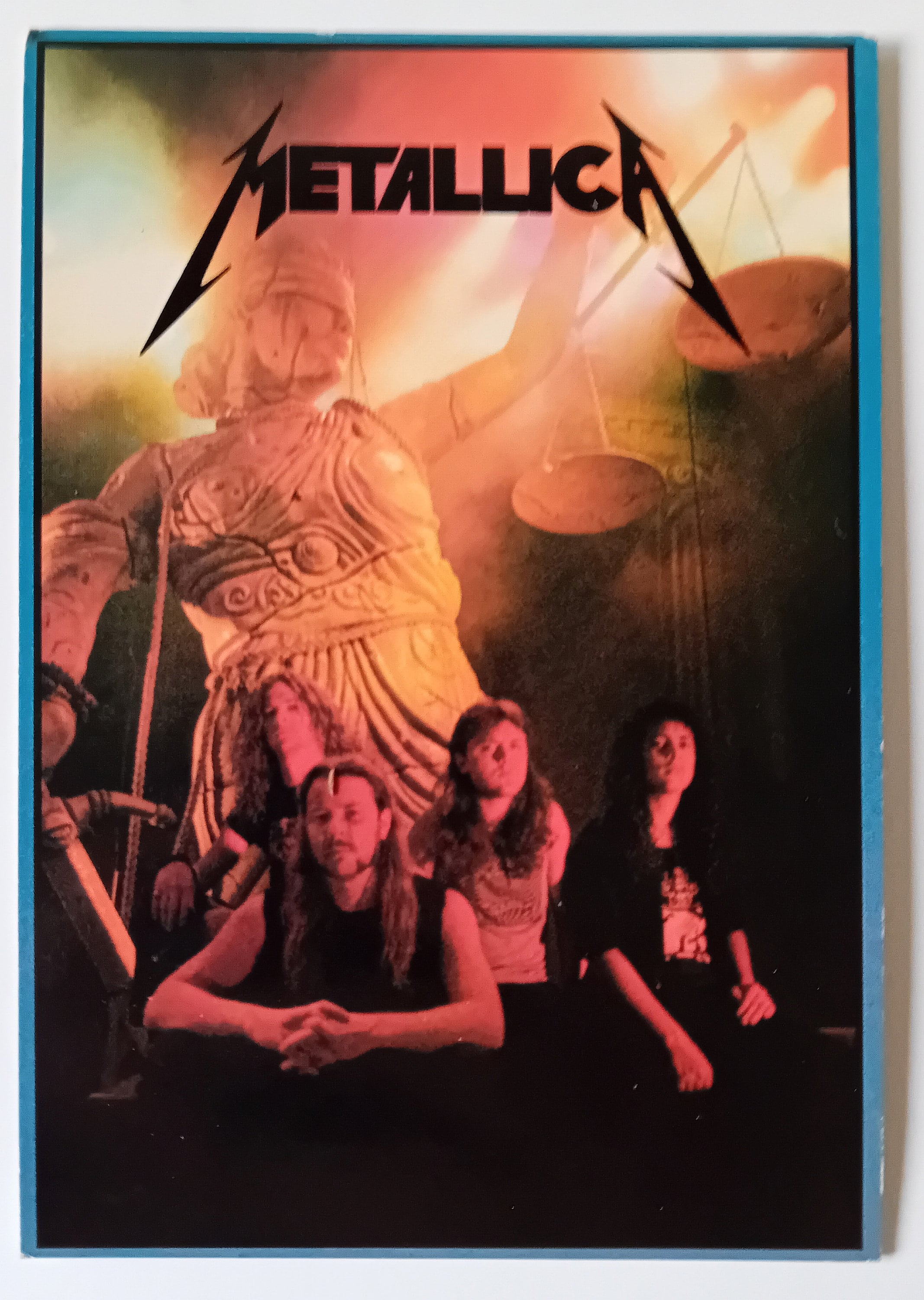 Metallica Original Vintage 1990 Postcard