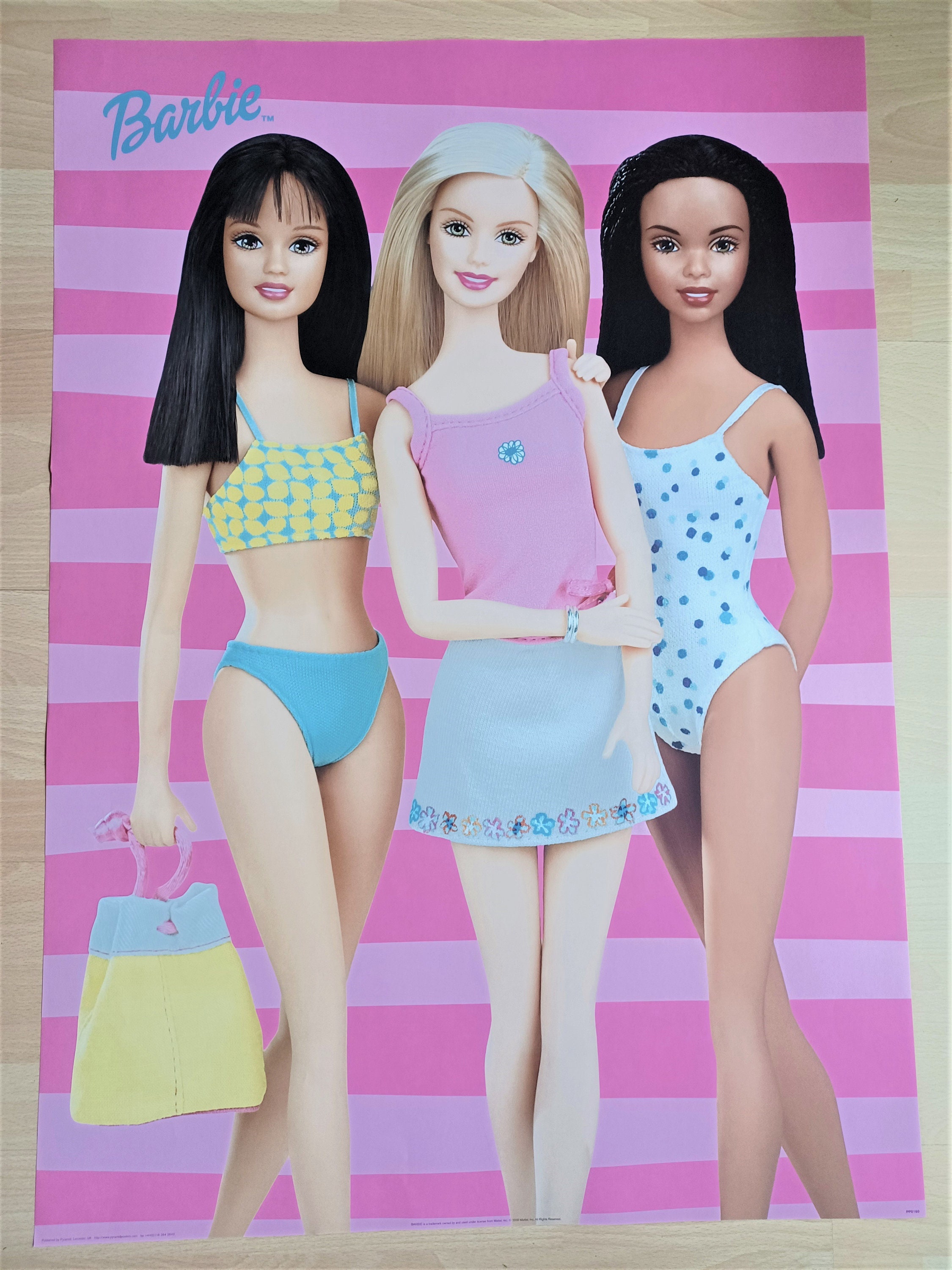 Barbie Authentic Licensed 2000 Poster - Etsy Finland