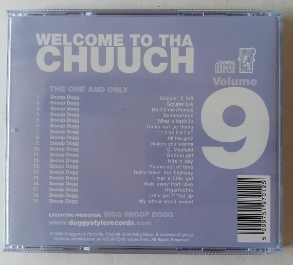 Snoop Dogg- Welcome to Tha Chuuch 2004 CD Limited Edition - Etsy