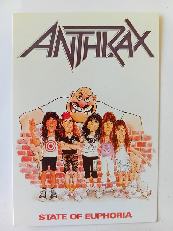【ポスター・バンダナ付】Anthrax / State Of Euphoria Anthrax State Of Euphoria 12x12 Album Cover Replica Poster