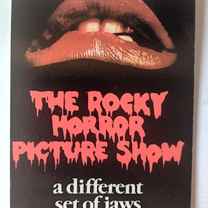 Postal original de The Rocky Horror Picture Show de los años 80
