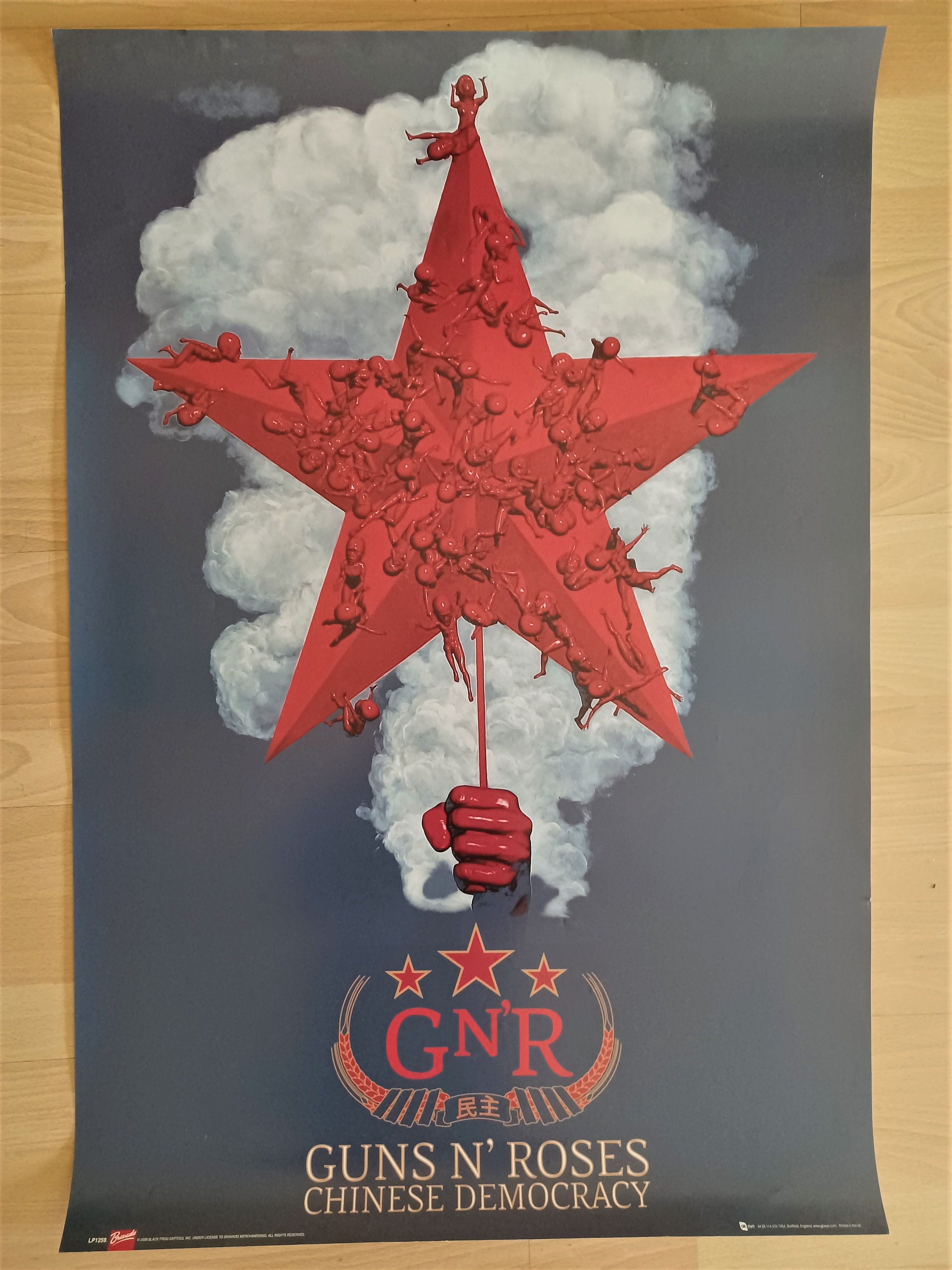Guns N' Roses Chinese Democracy Authentic Licensed 2008 Poster
