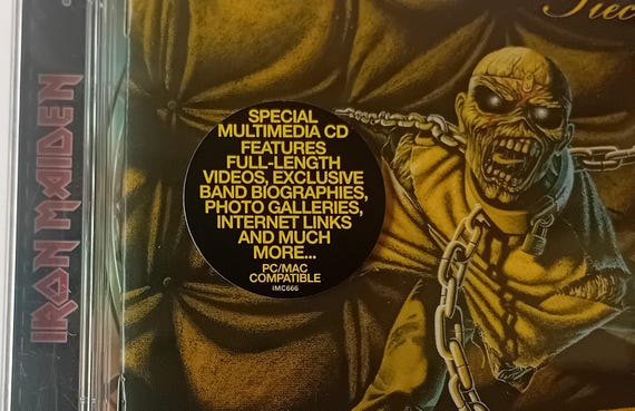 Iron Maiden - Piece of Mind - 1998 CD Enhanced Remastered Brand