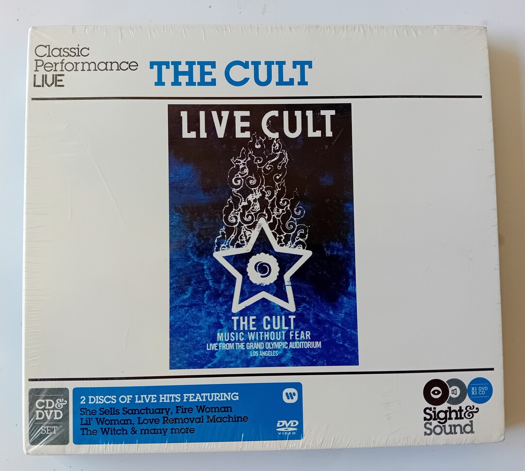 The Cult Music Without Fear DVD & CD 2008 Brand New Sealed