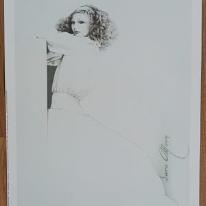 Sara Moon &#39;Rebecca&#39; Original 1982 Vintage Poster