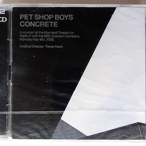 Pet Shop Boys Concrete 2006 2CD New Sealed
