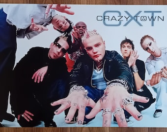 Crazy Town CXT Band Shot Rare Poster - Etsy UK