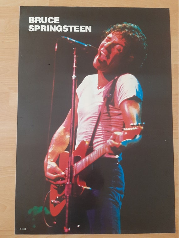 klink hoop Verleiden Bruce Springsteen Authentic Vintage 1980's Poster - Etsy