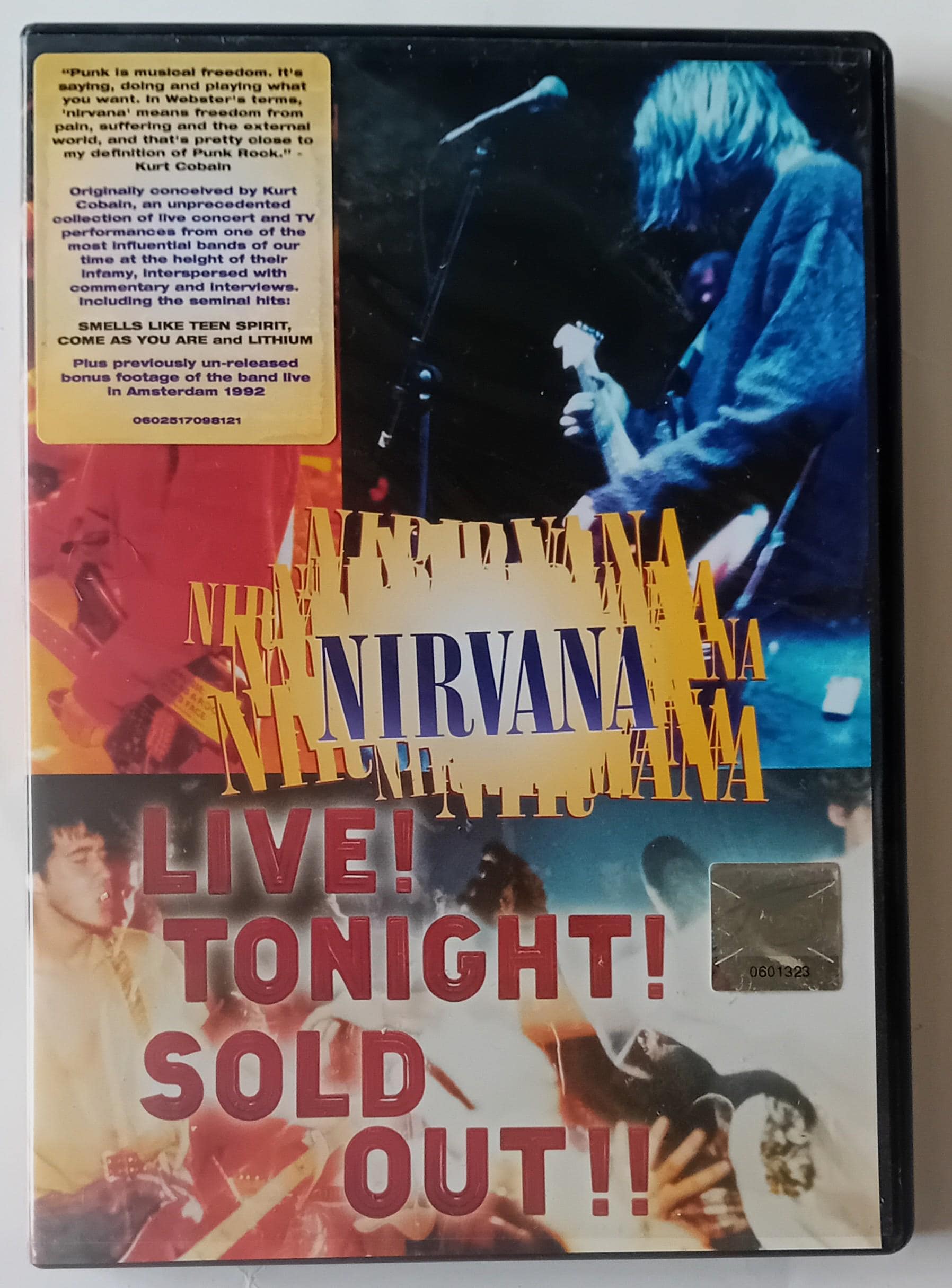 ニルヴァーナ ライブ！今夜！完売！！ DVD 2006 新品 - Etsy 日本