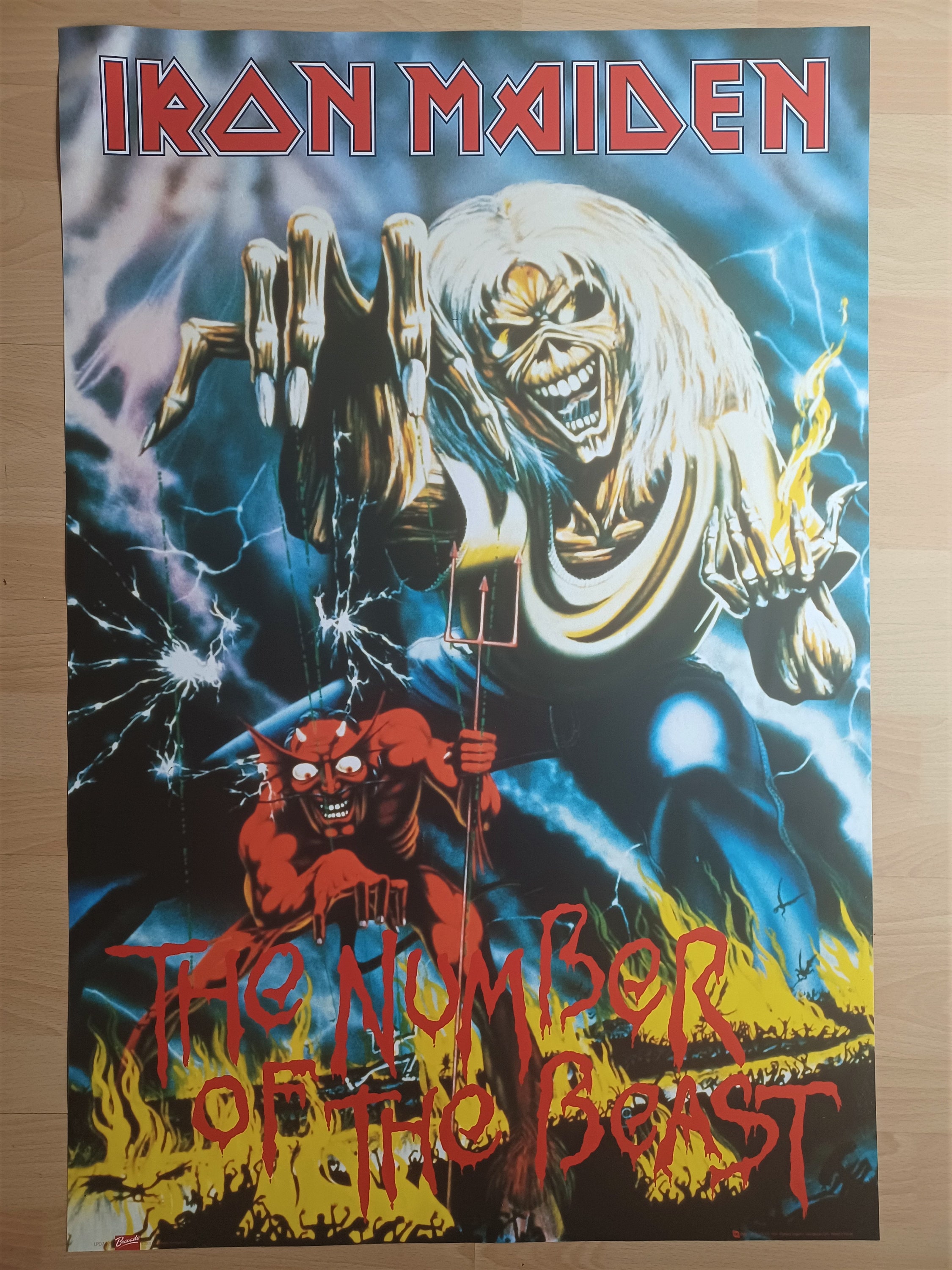 Iron Maiden the Number of the Beast Authentic Licensed 2005 Poster