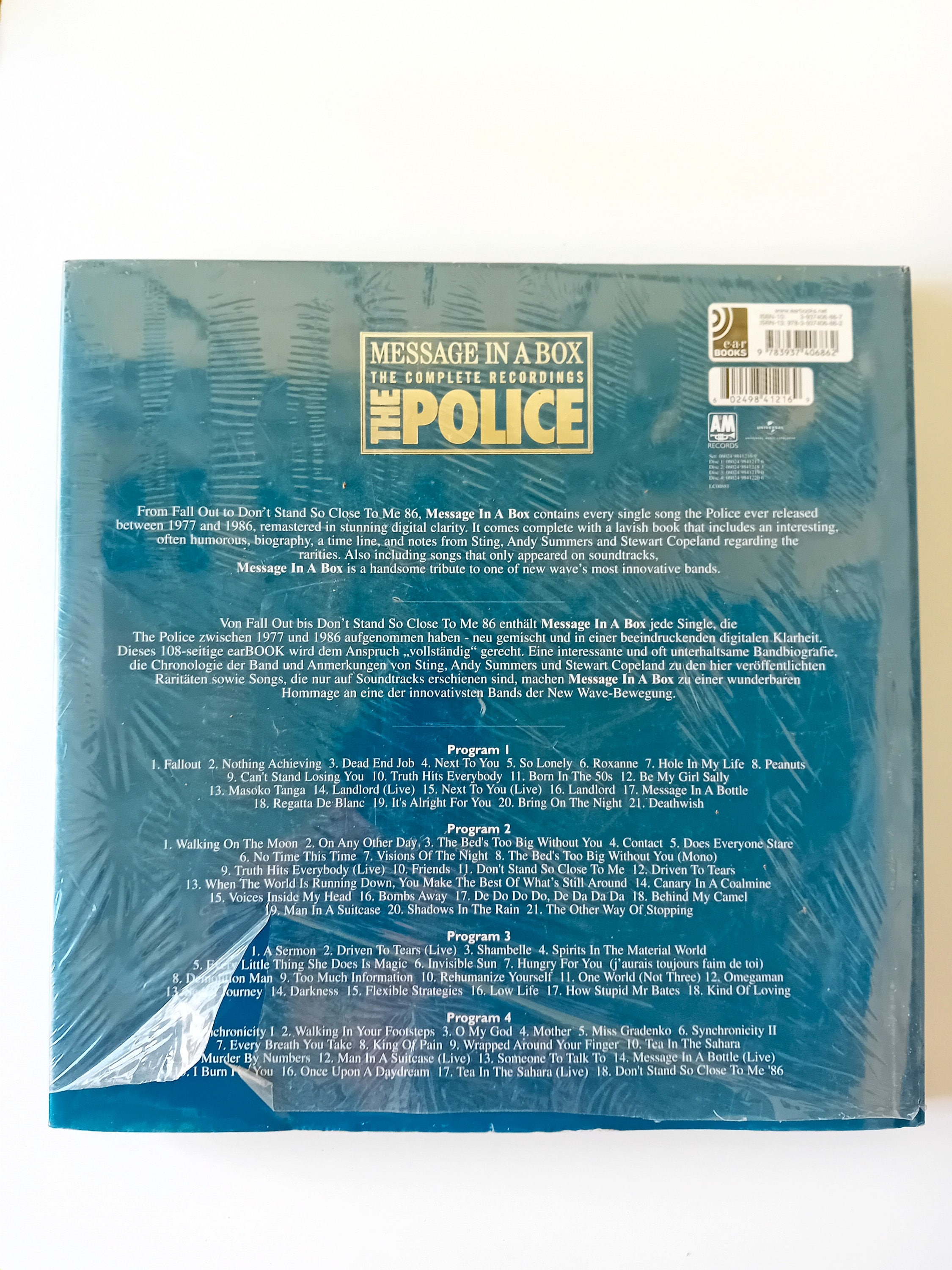 The Police Massage in a Box (complete Recordings) 4CD Box Brand