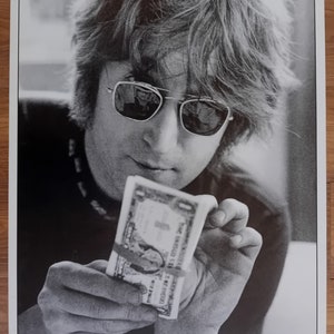 John Lennon Las sesiones 'Imagine' 1971 Póster original de los años 90